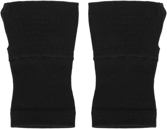 1 Pair Wrist Compression Sleeve, Wrist Compression Glove Wrist Protection Wrist Support Sleeves Hand Brace for Unisex, Ideal for Carpal Tunnel, Wrist Pain & Fatigue, Sprains, Tendonitis, Hand(L-Black)